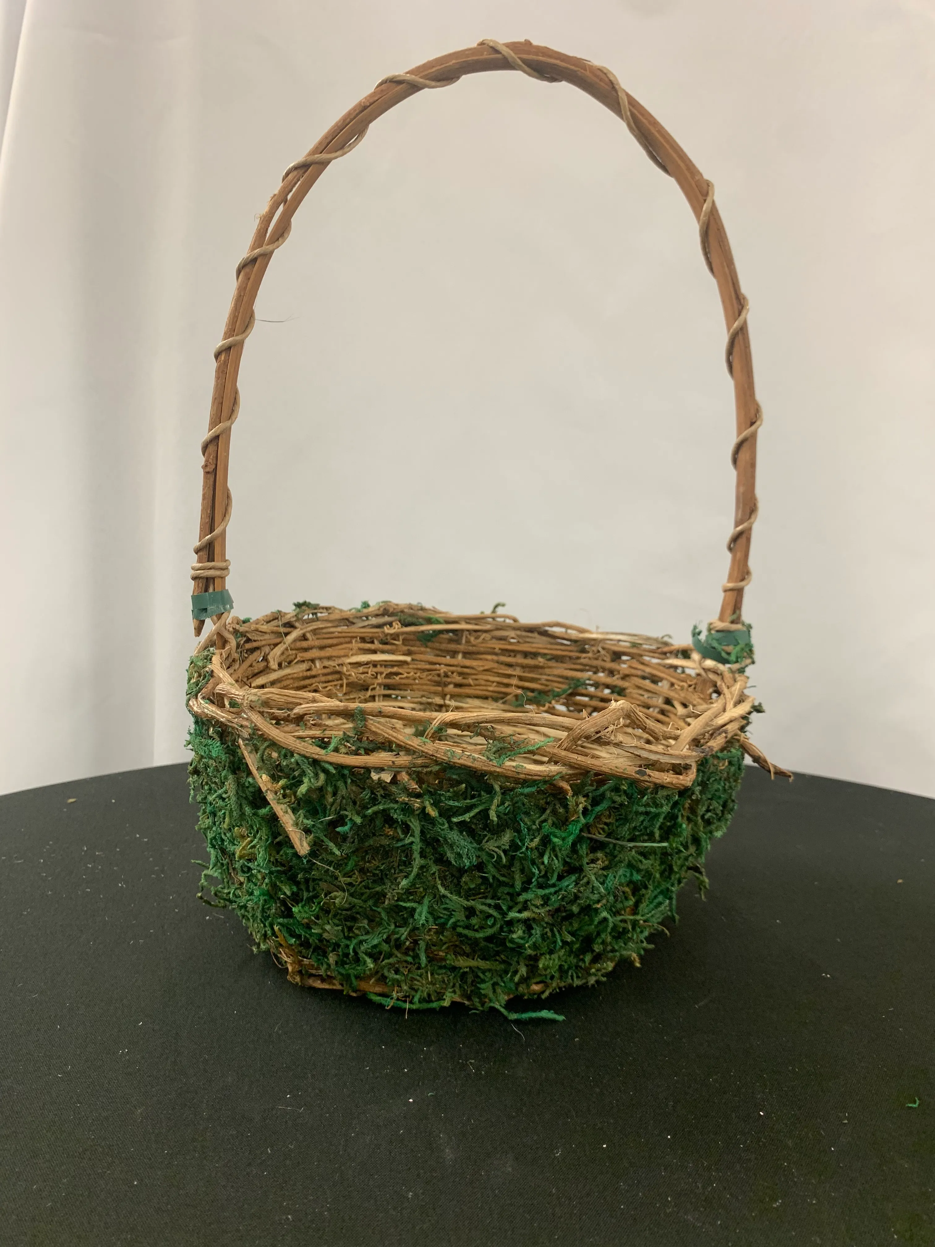 Mossy Flower girl basket