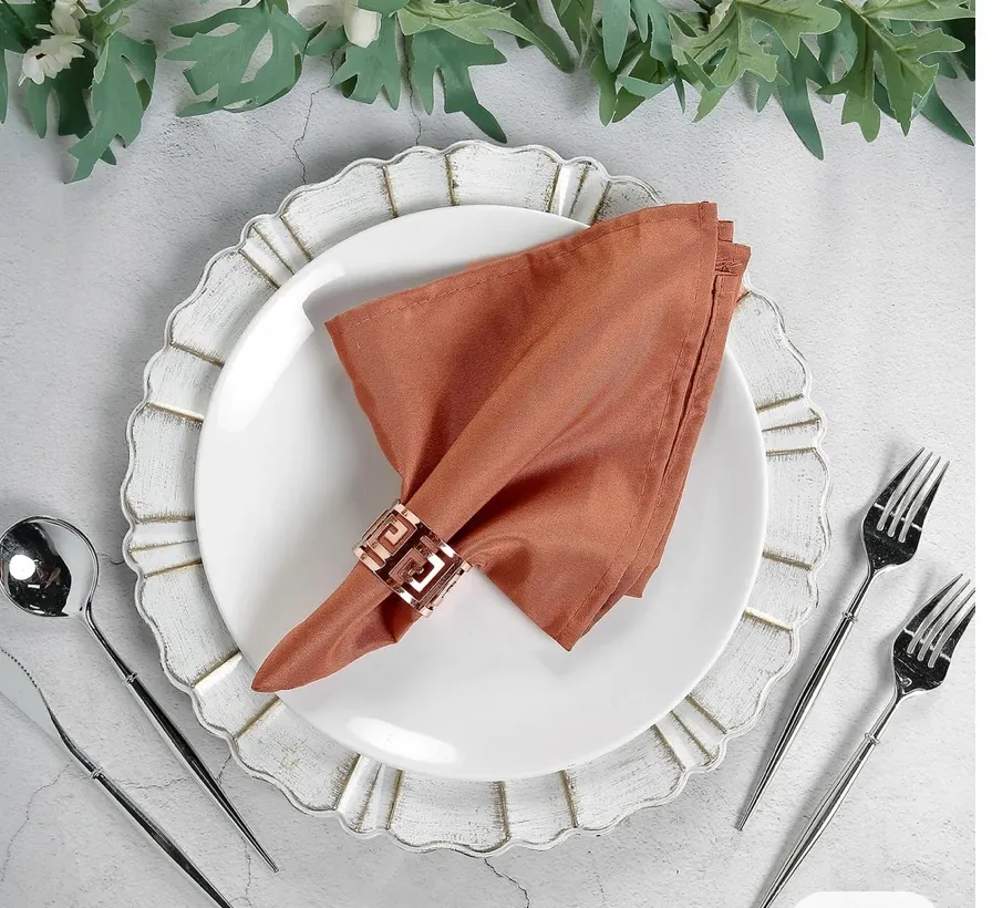 Dinner Napkins terracotta 