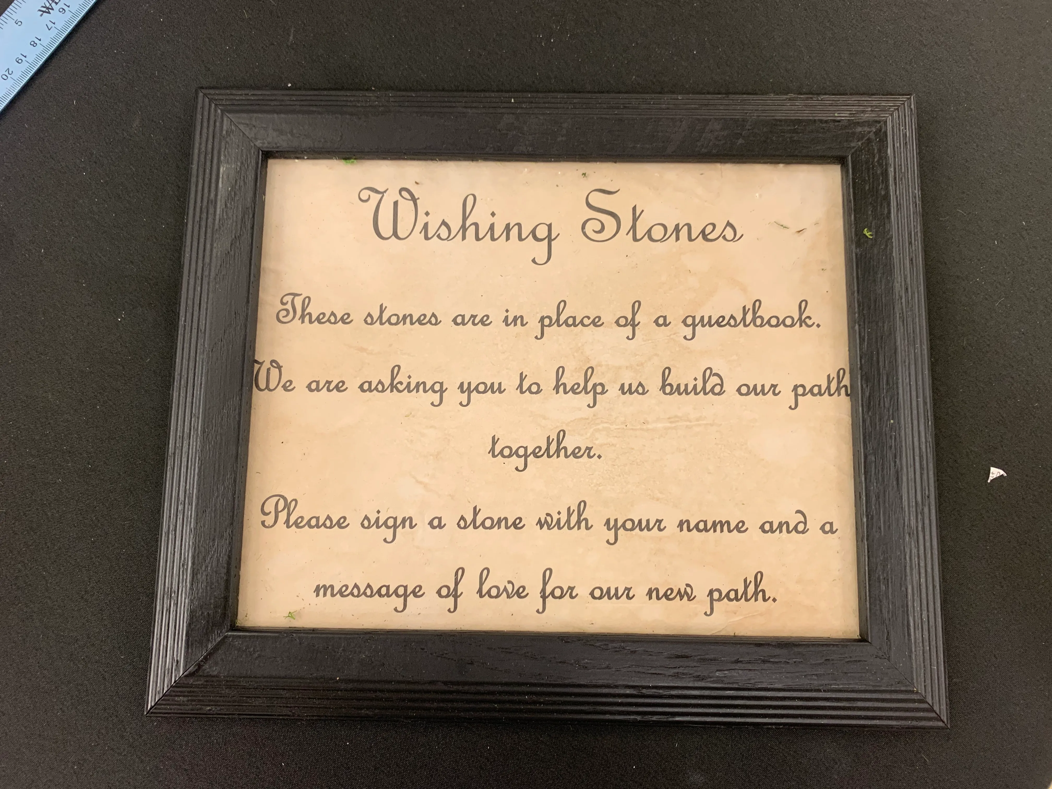 Wishing Stone Sign