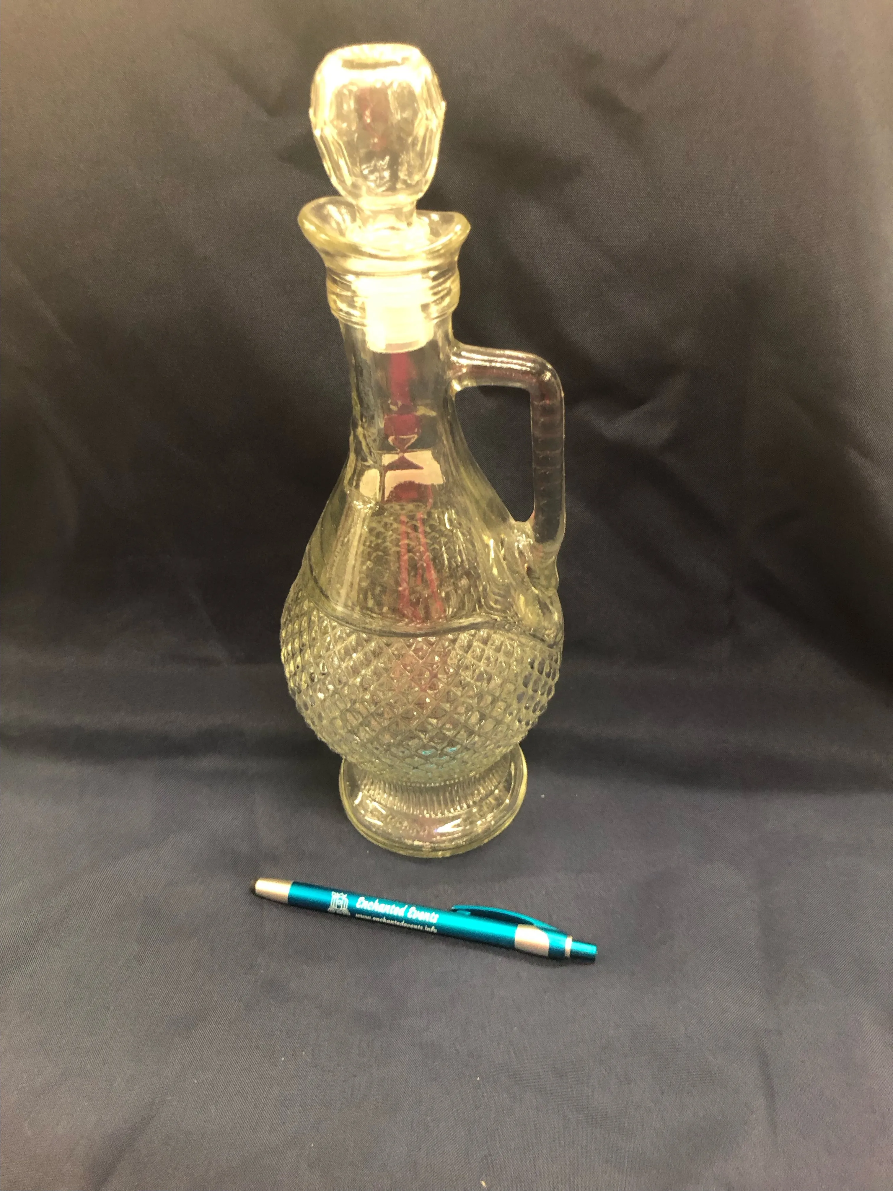 Handled Glass Vase
