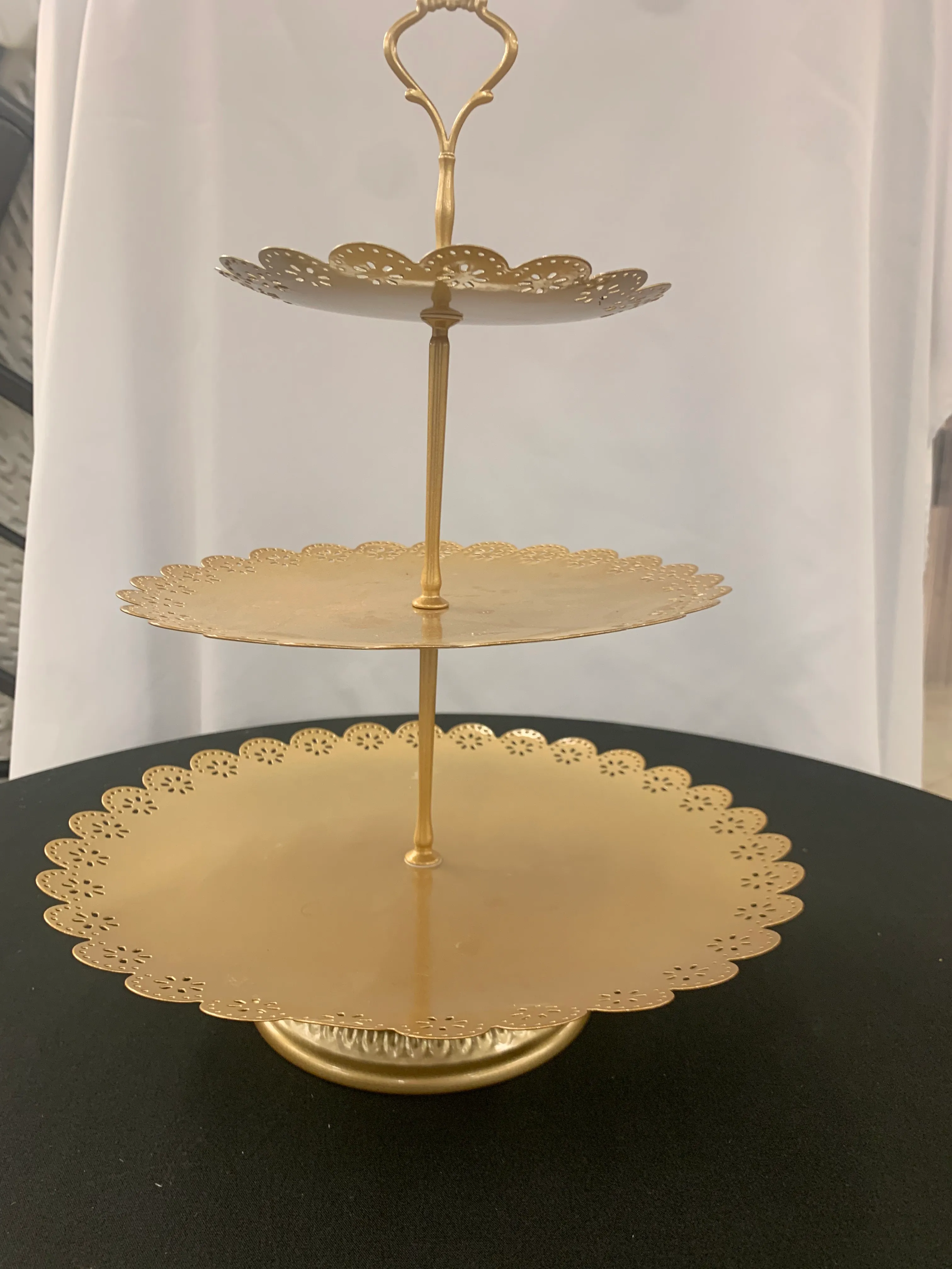 Golden Dessert Stand