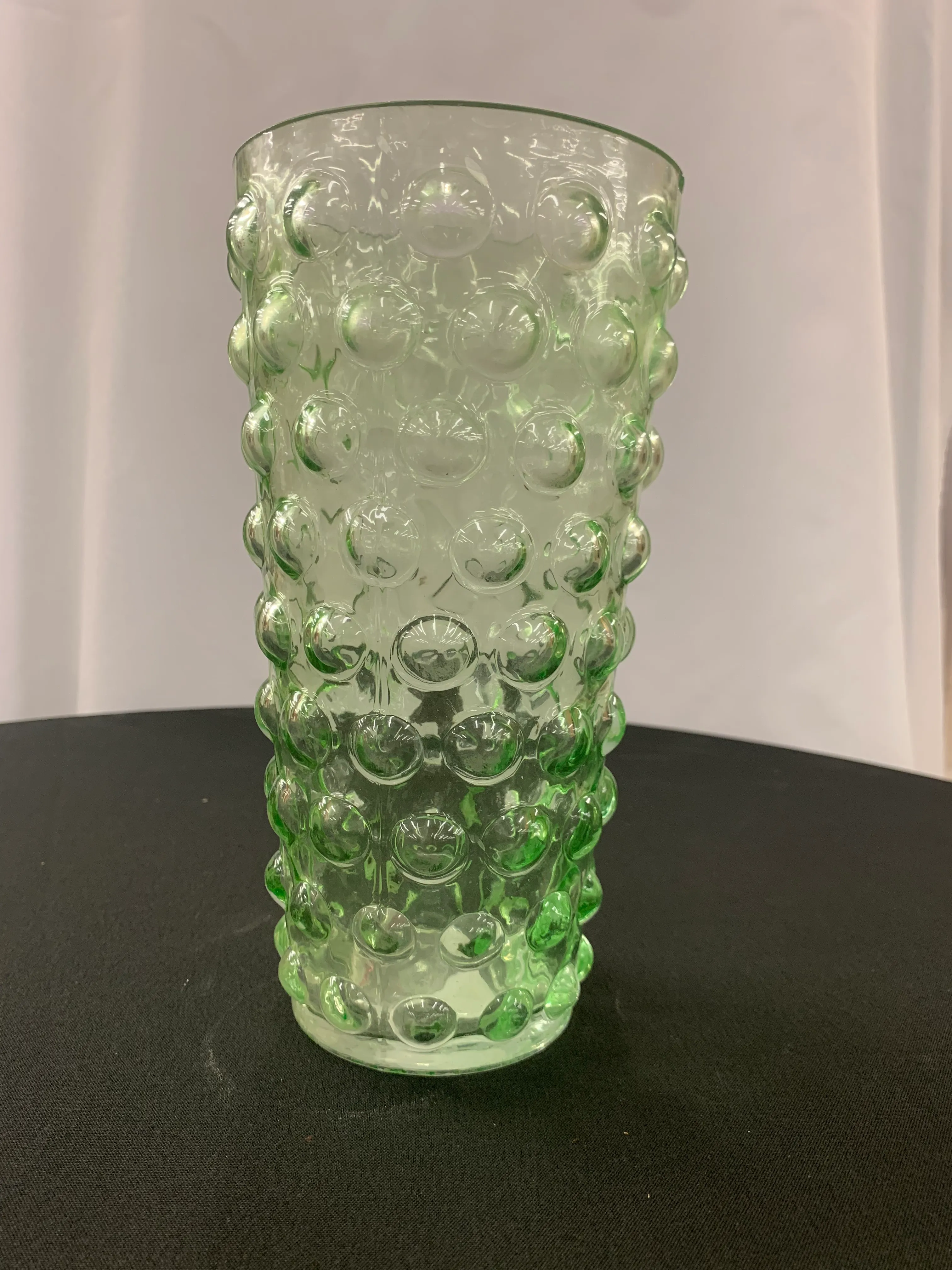 Green bubble vase