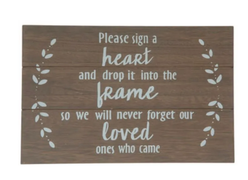 Sign a Heart Sign