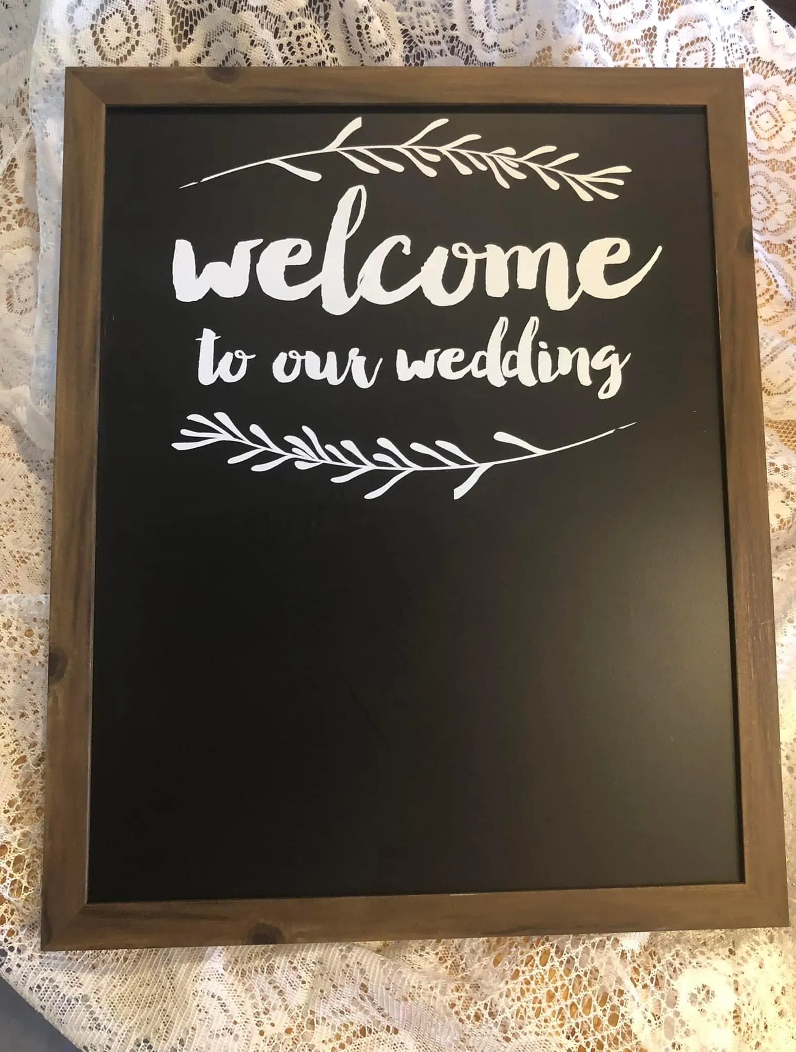 Welcome Chalkboard