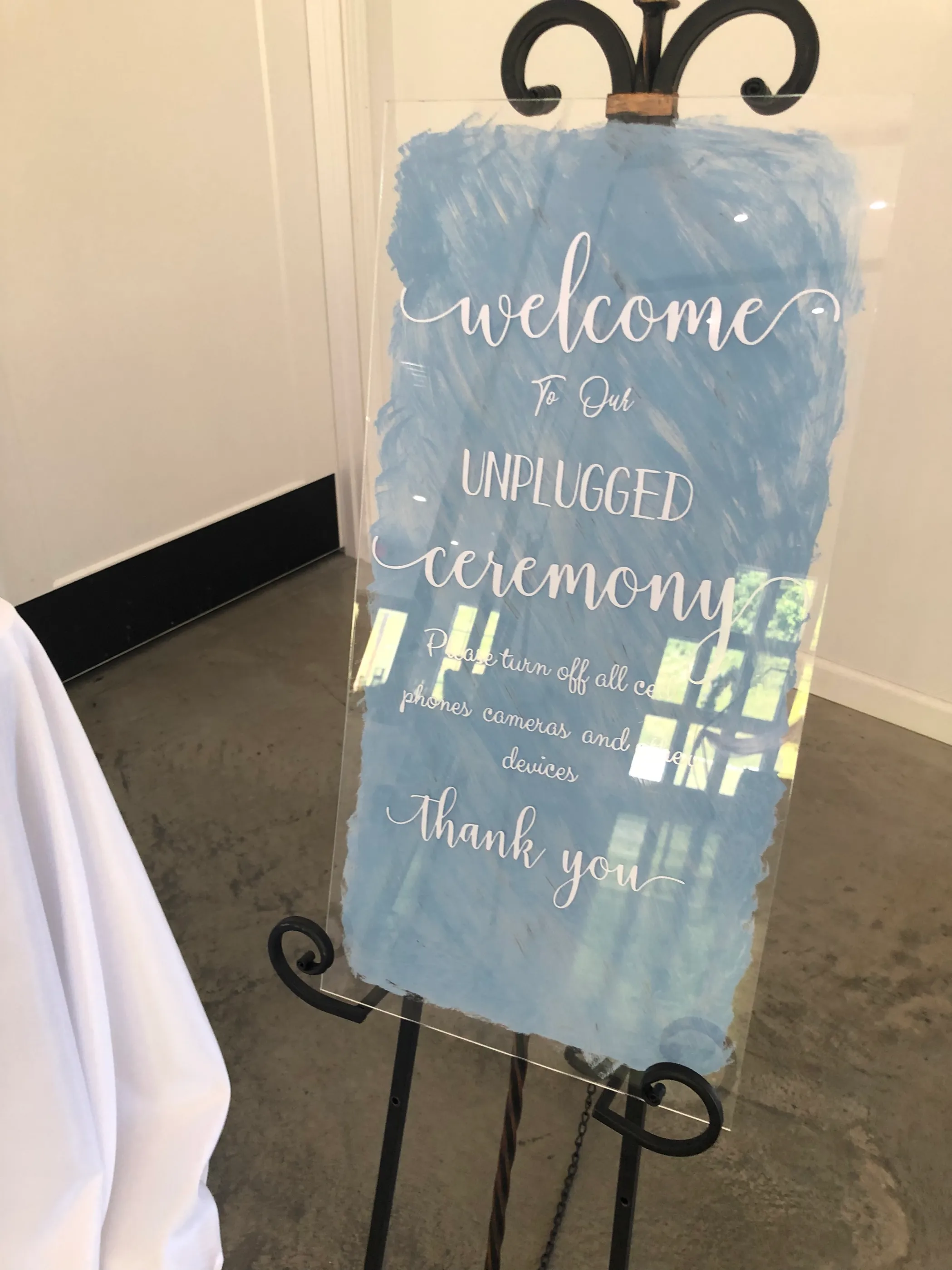 Acrylic Sign - Unplugged