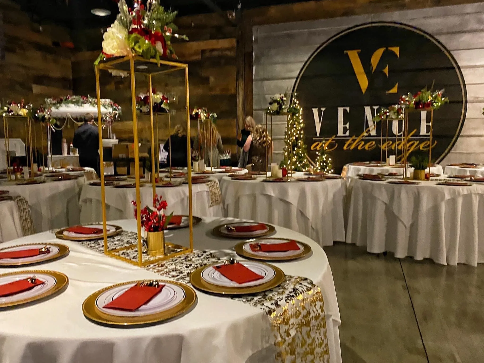 Gold Flower Stands
