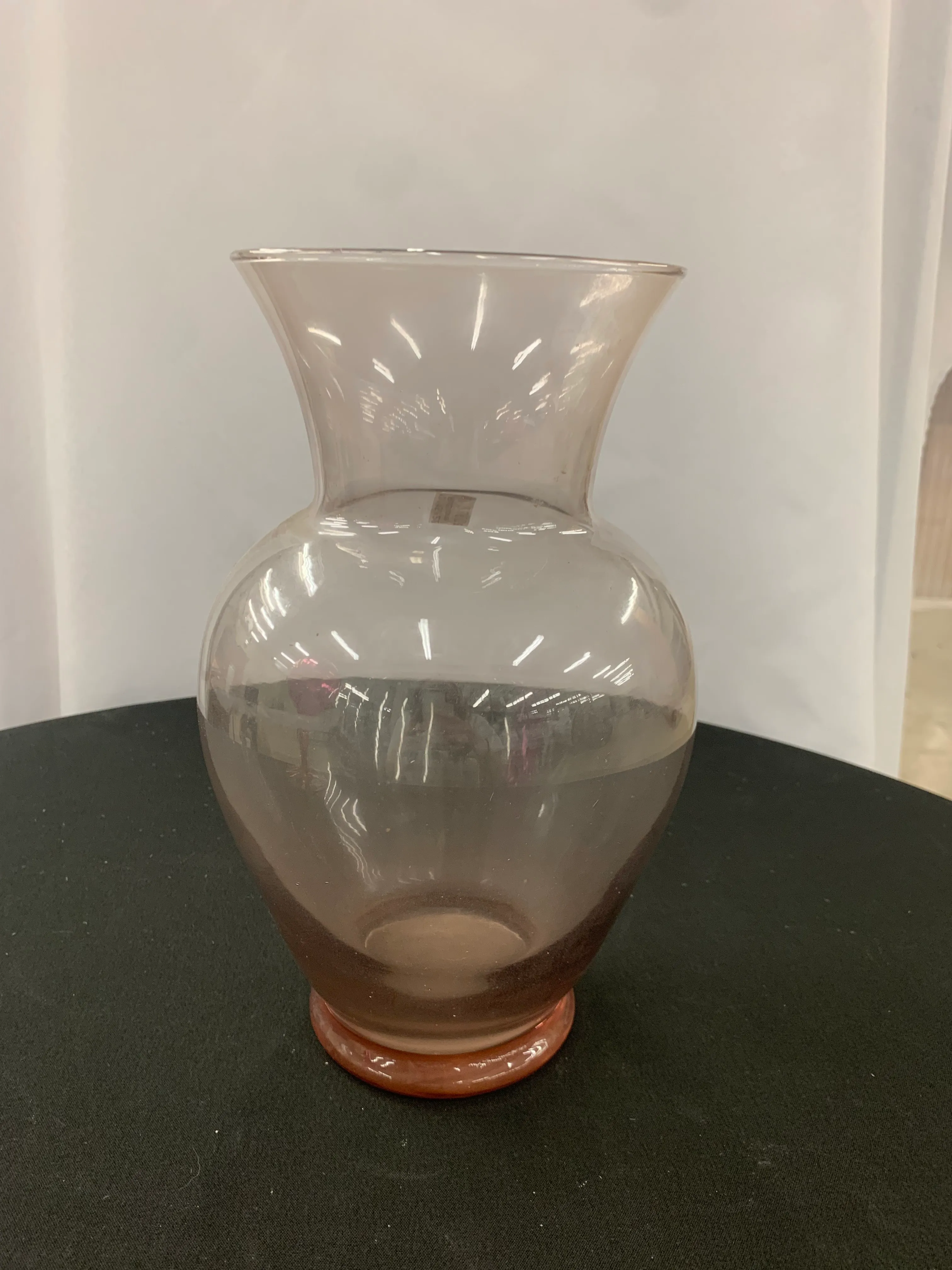 Tinted Pink Vase