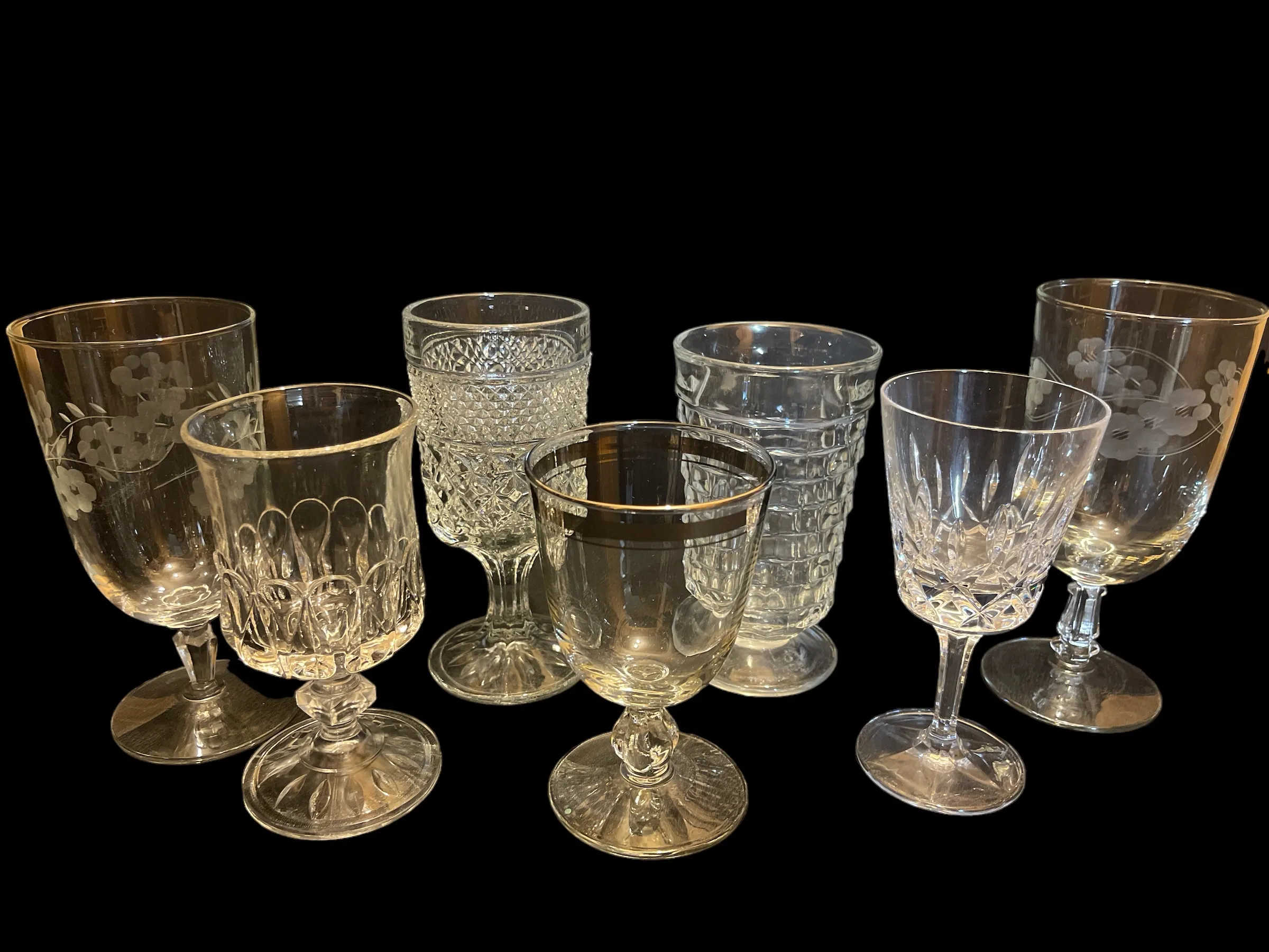 Clear Vintage Glassware