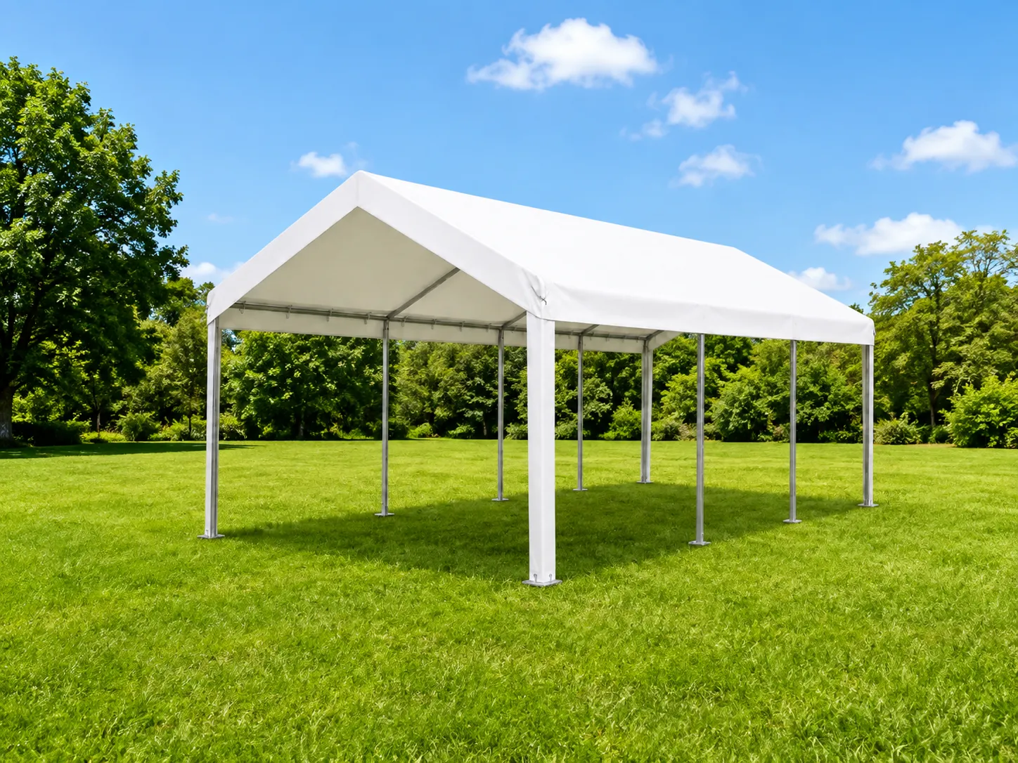 13' × 26' White Pole Tent 