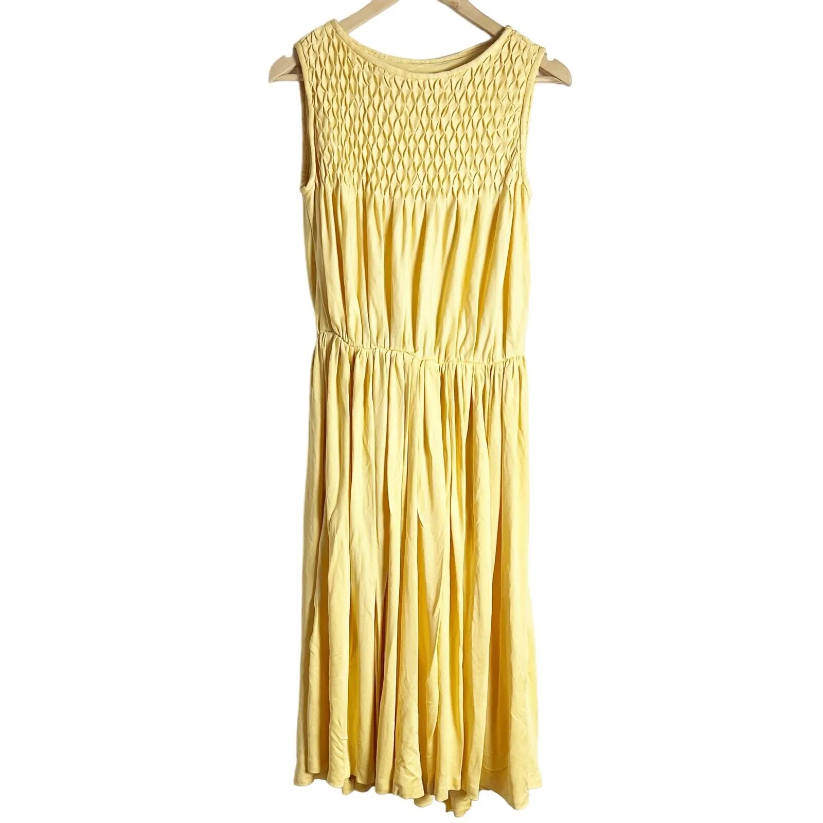 Pleated Midi Dress - Size: m