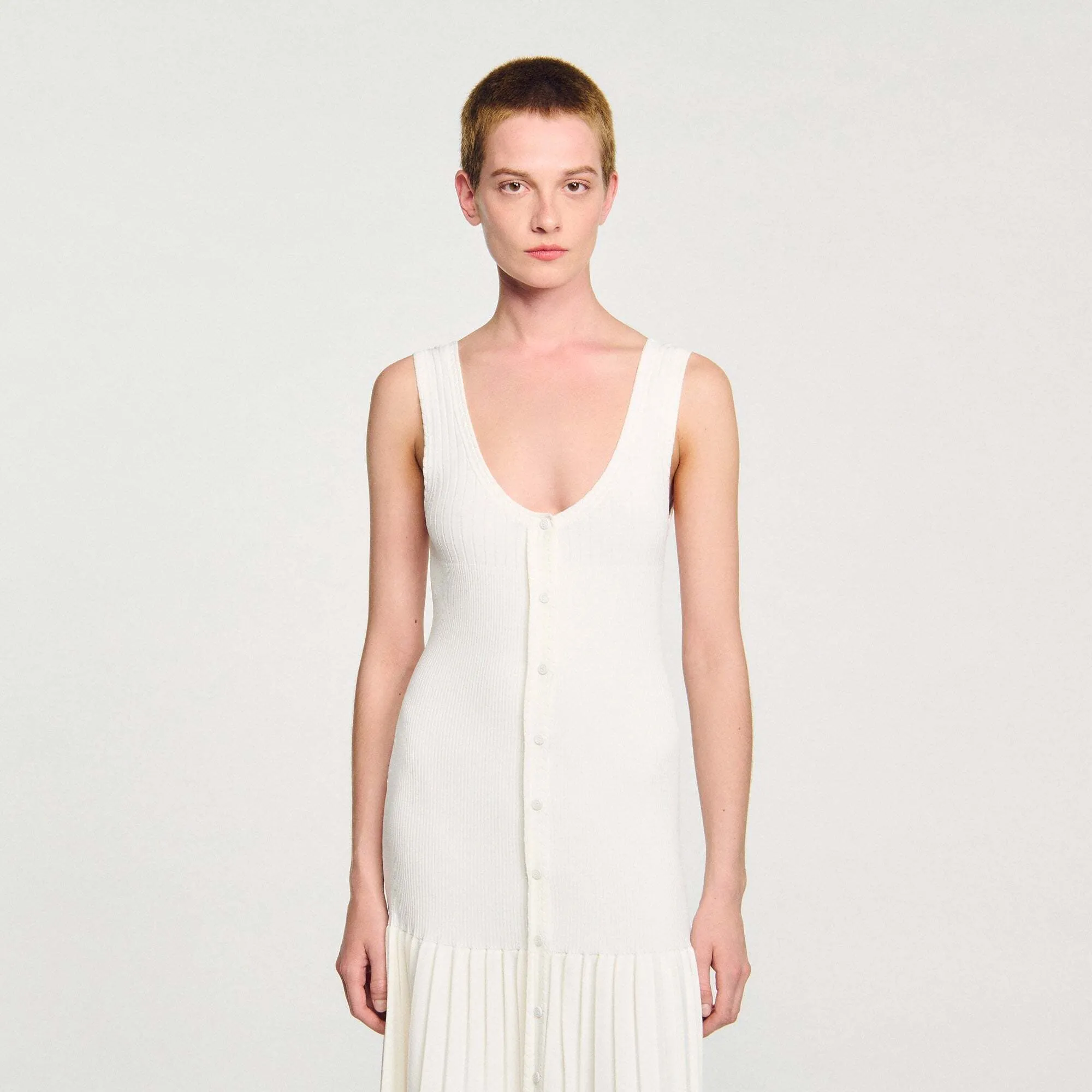 Bella Maxi Dress in Viscose-knit - Size: s