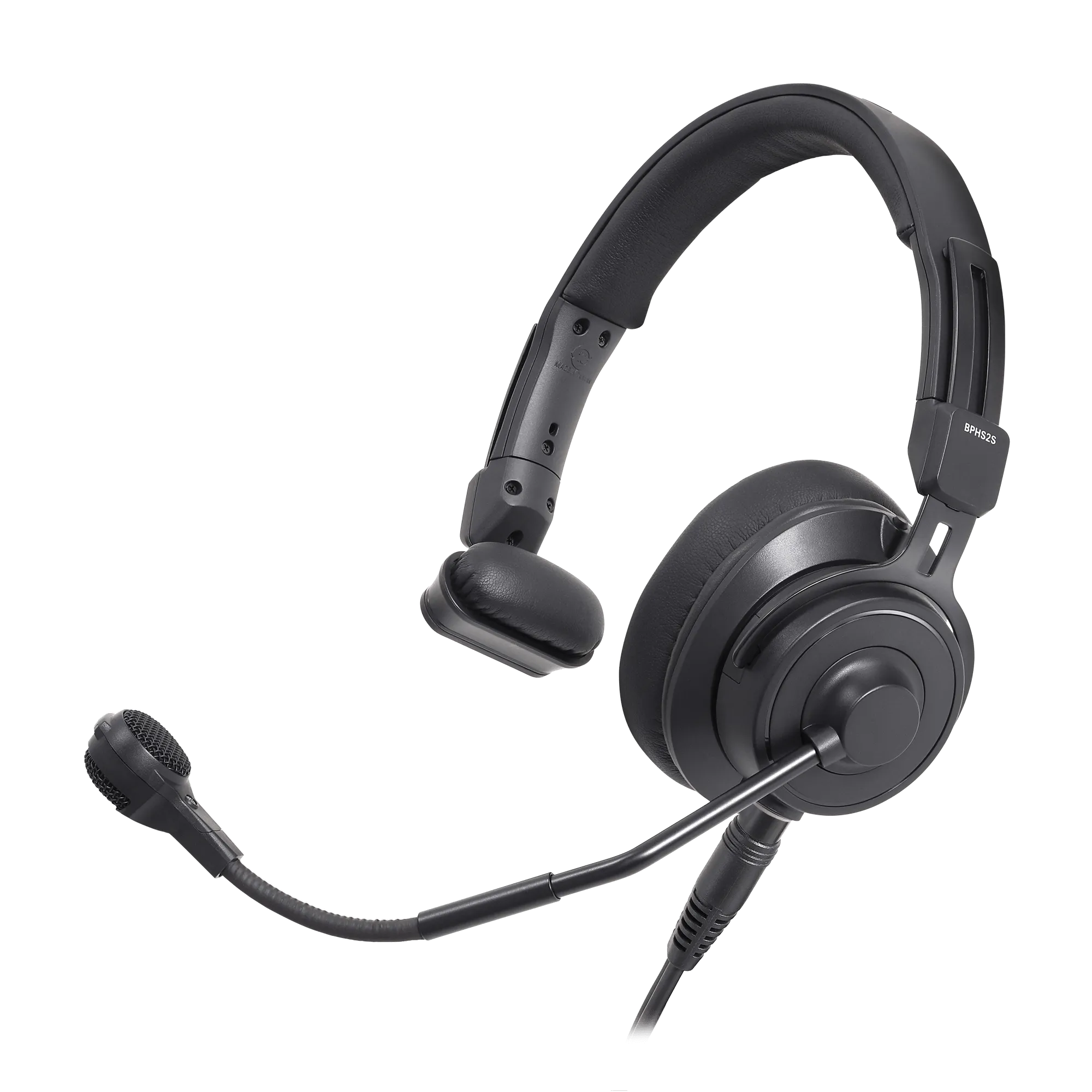 BPHS2S - Single Ear Broadcast Headset with Dynamic Microphone Element