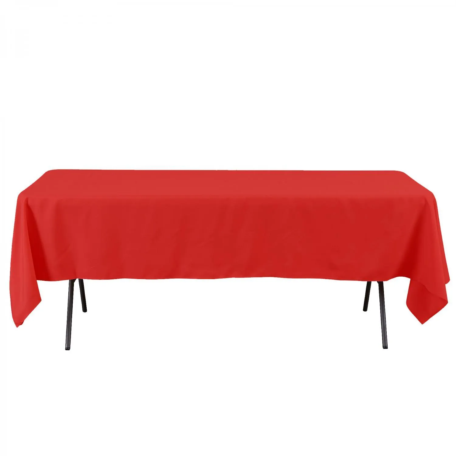 60" x 102" Red Tablecloths 
