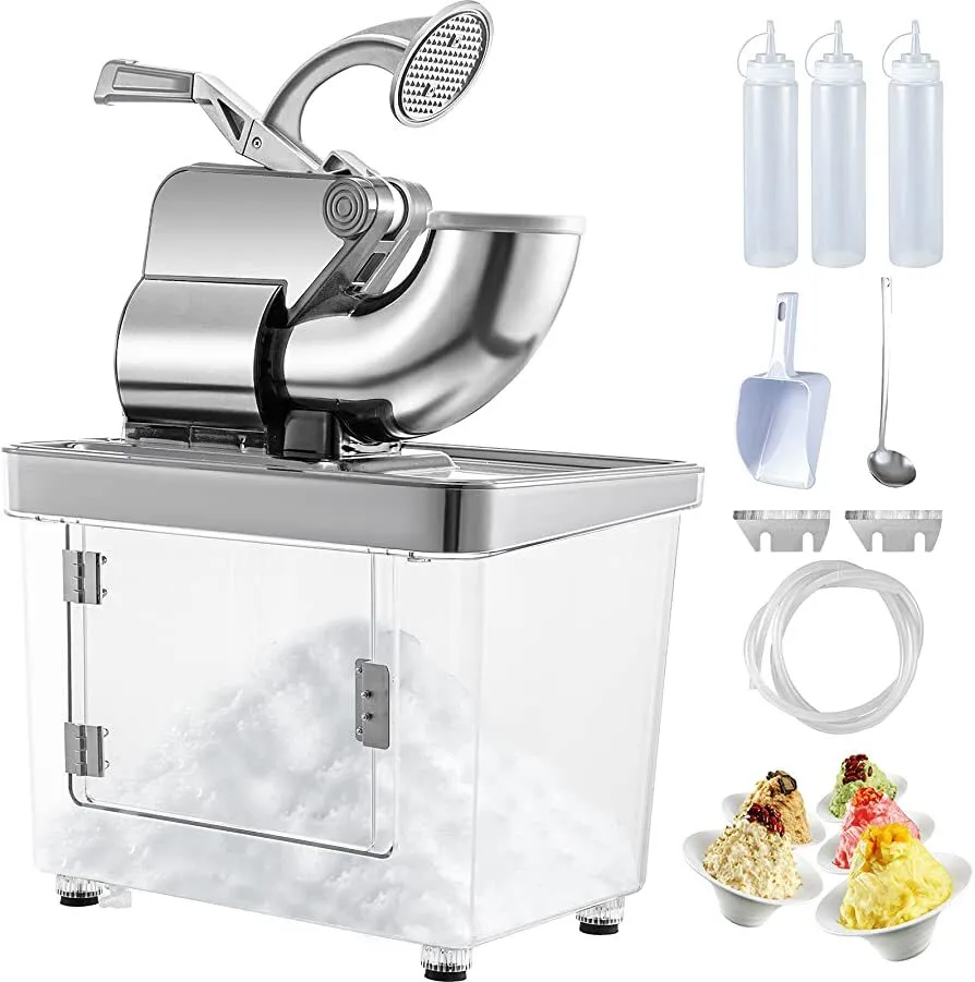 VEVOR BRAND 110V COMMERCIAL ICE CRUSHER( each rental comes with ONE syrup flavor and 30 cups)