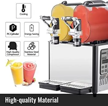 vevor brand commercial slushy machine, 6L, 340w