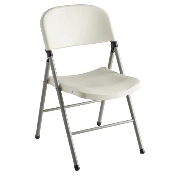 Almond and/or White colored plastic chair