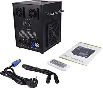 (Cold Spark) stage effects machine SET OF 2 600W Special Equipment with Remote wireless control STAGE EFFECT for Wedding, Musical show, Parties-comes with one bag of spark powder