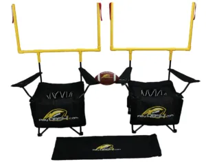 QB54 The Ultimate Football Yard Game Set, Outdoor Football Toss 