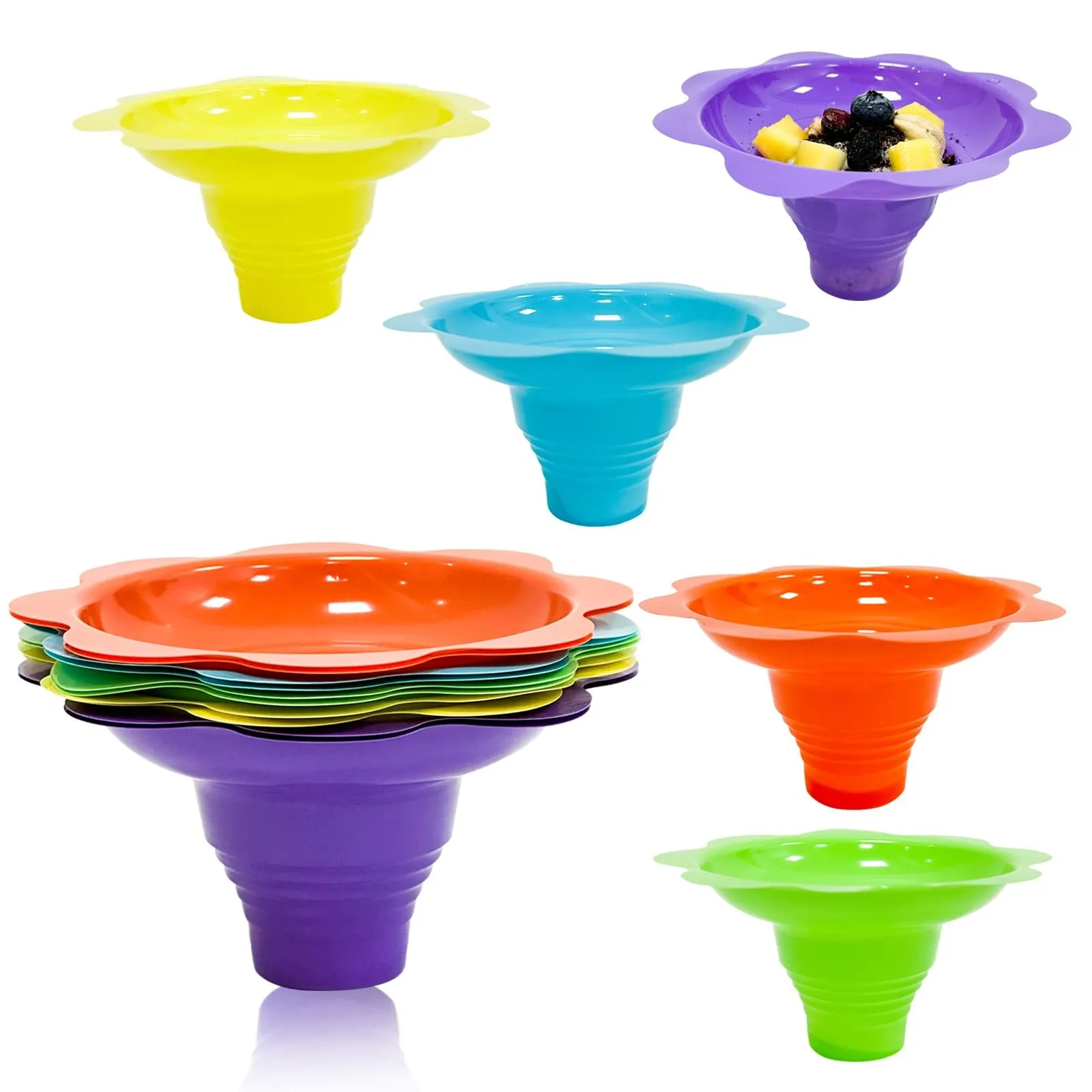 Plastic Snowcone cups (1 pack of 30)