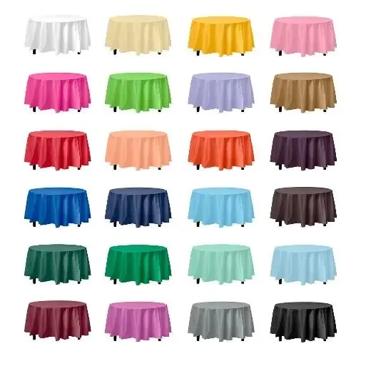 Plastic tablecover, round