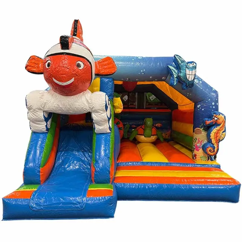 Location structures gonflables combo océan