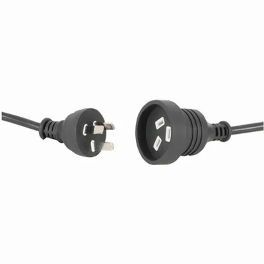 Extension Cord 10m (Black)