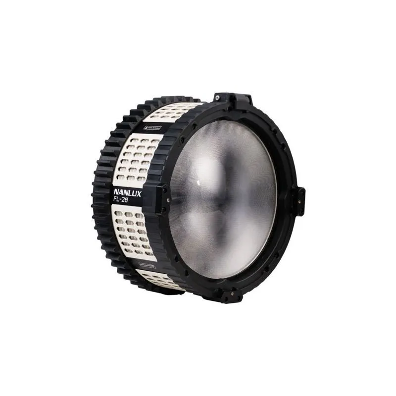 Nanlux FL 28 Fresnel with Barn Doors