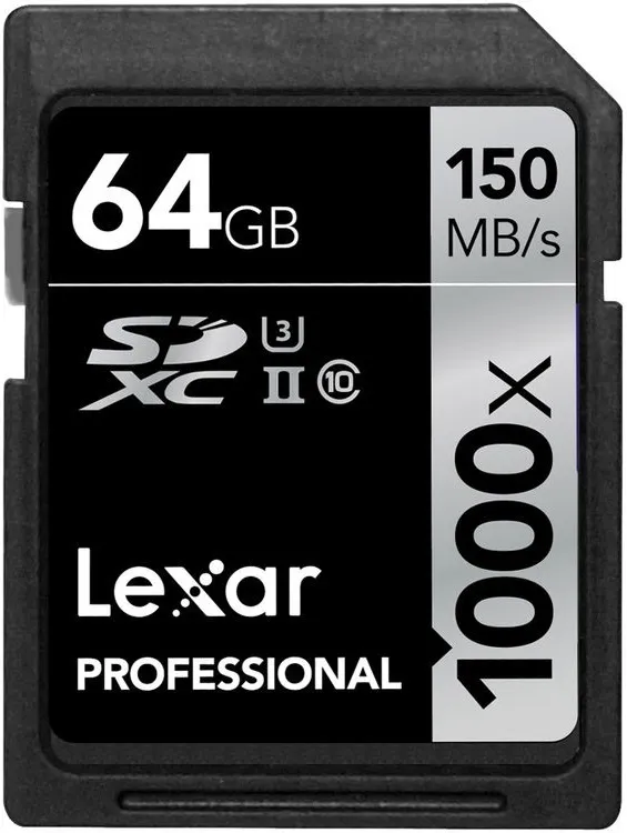 SD Card - Lexar Professional 64Gb 1000x