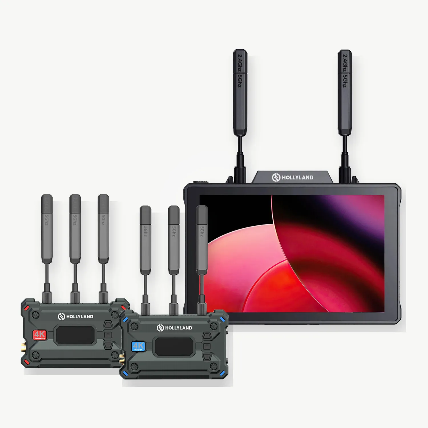 *** Hollyland Pyro S TX/RX + Pyro 7 Wireless Director’s Monitor Kit