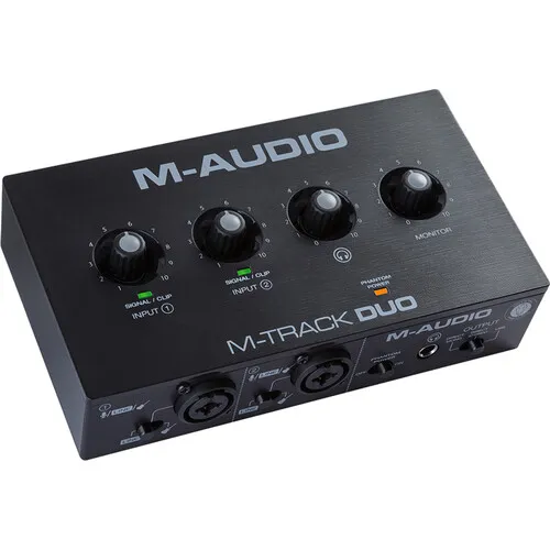 M-Audio M-Track Duo 48-KHz 2-Channel USB Audio Interface