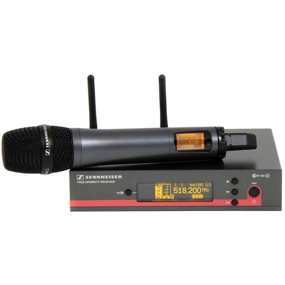 Sennheiser ew100 G3 Wireless Handheld Microphone & Receiver Kit