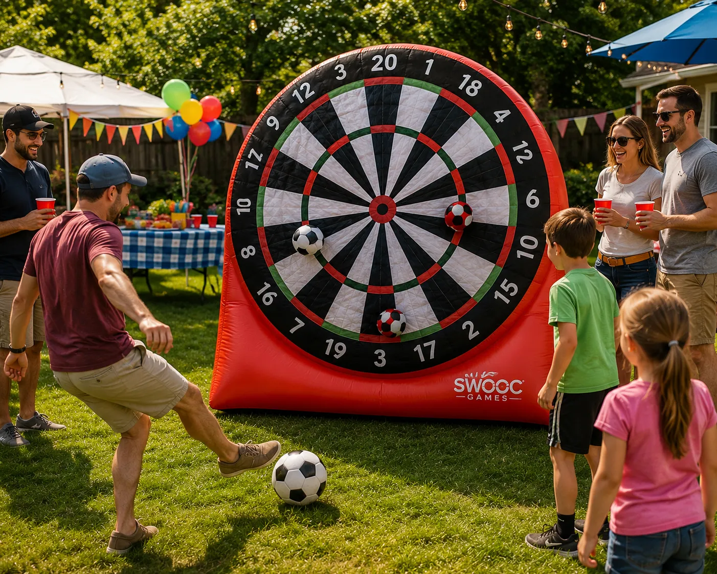 Inflatable Soccer Darts