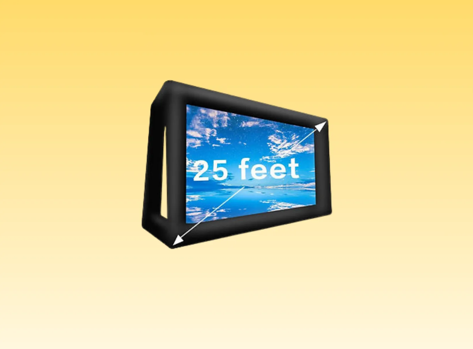 25FT Inflatable Movie Screen