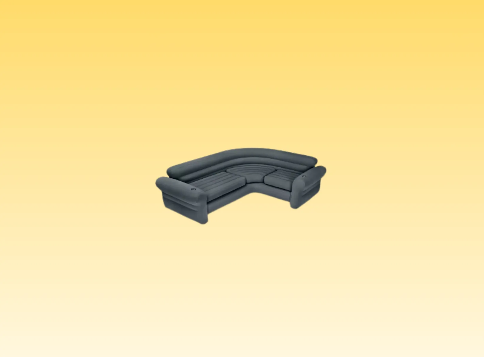Inflatable L-Shaped Couch
