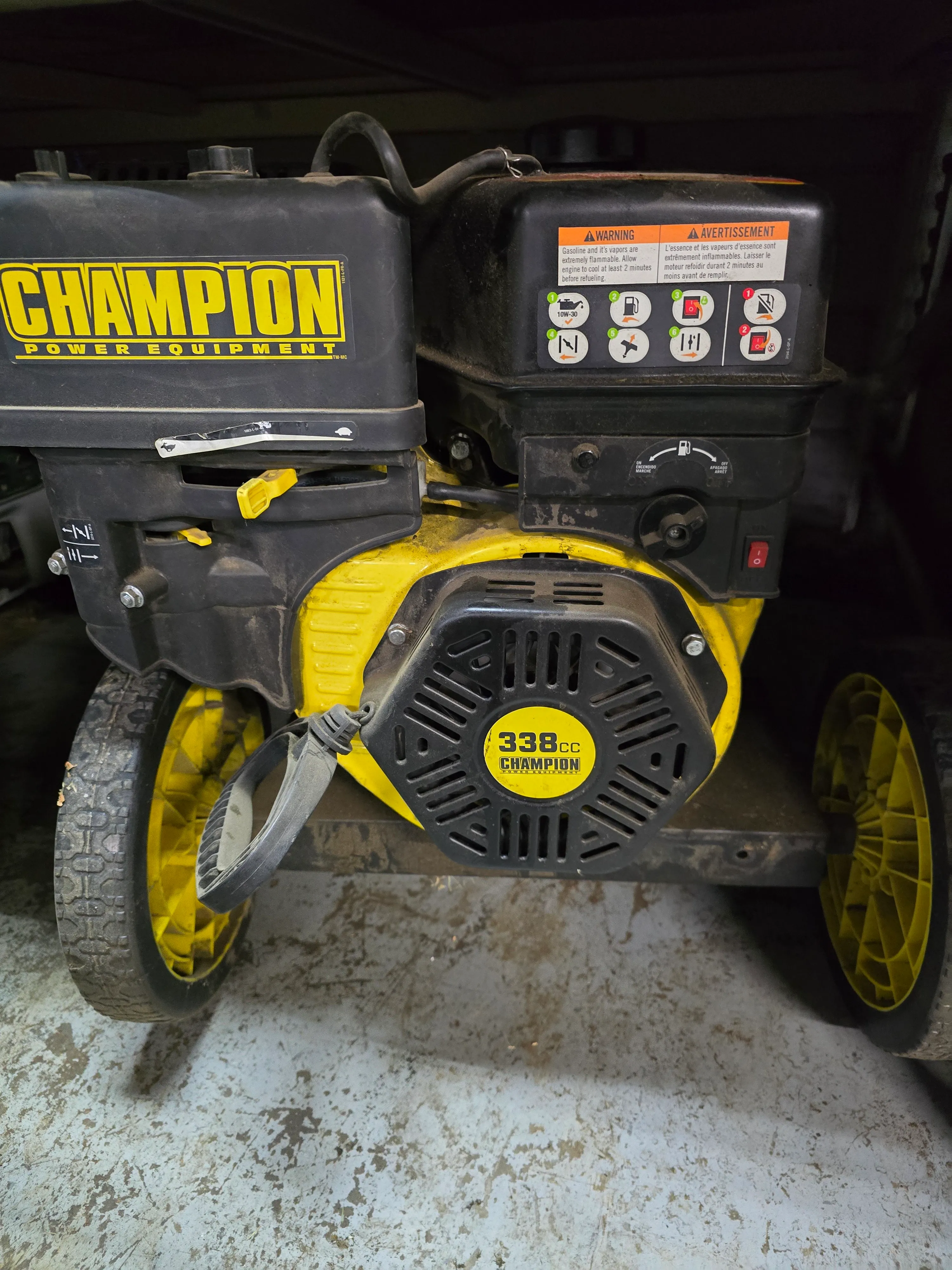 Champion 338 Running Engine