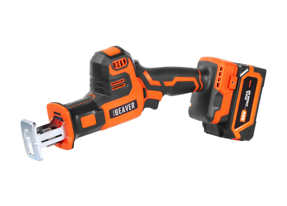 20V Angle Reciprocating saw LITTLE BEAVER, battery 4ah, access. & bag