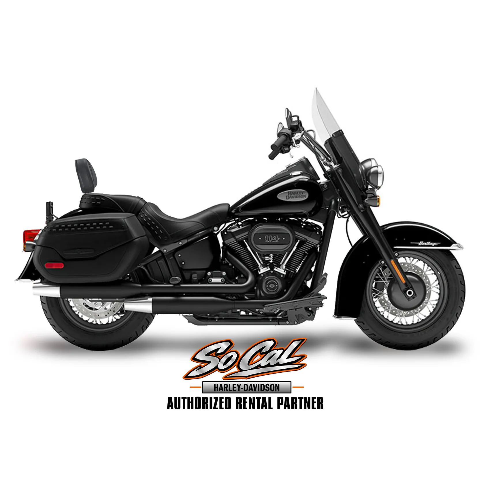 Rent A Harley Heritage Softail FLHCS