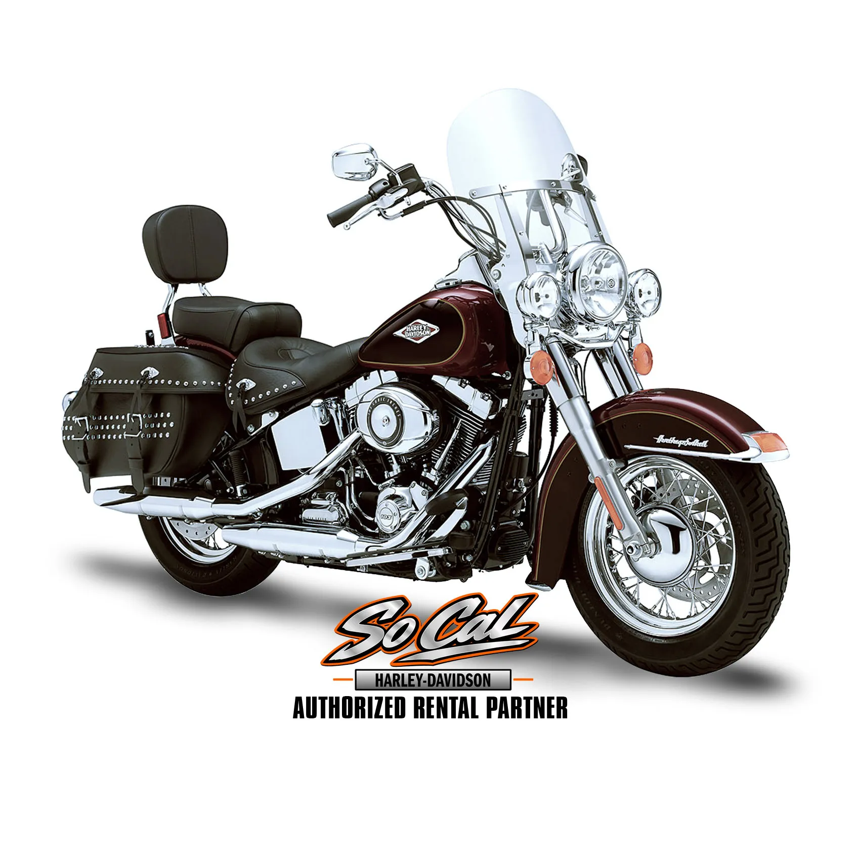 Rent A Harley FLSTC Heritage Softail