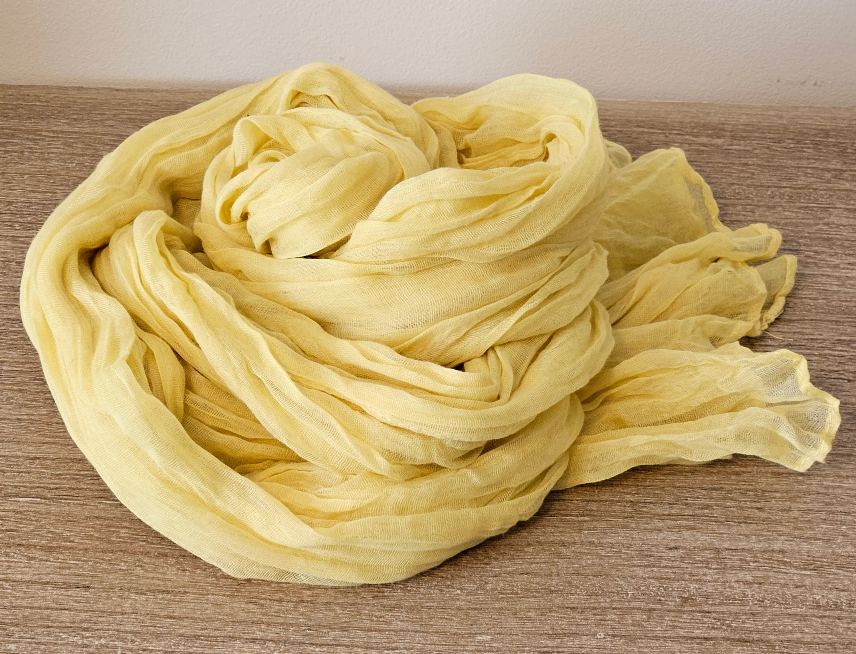 Cheesecloth Runner - 10ft - Soft Yellow