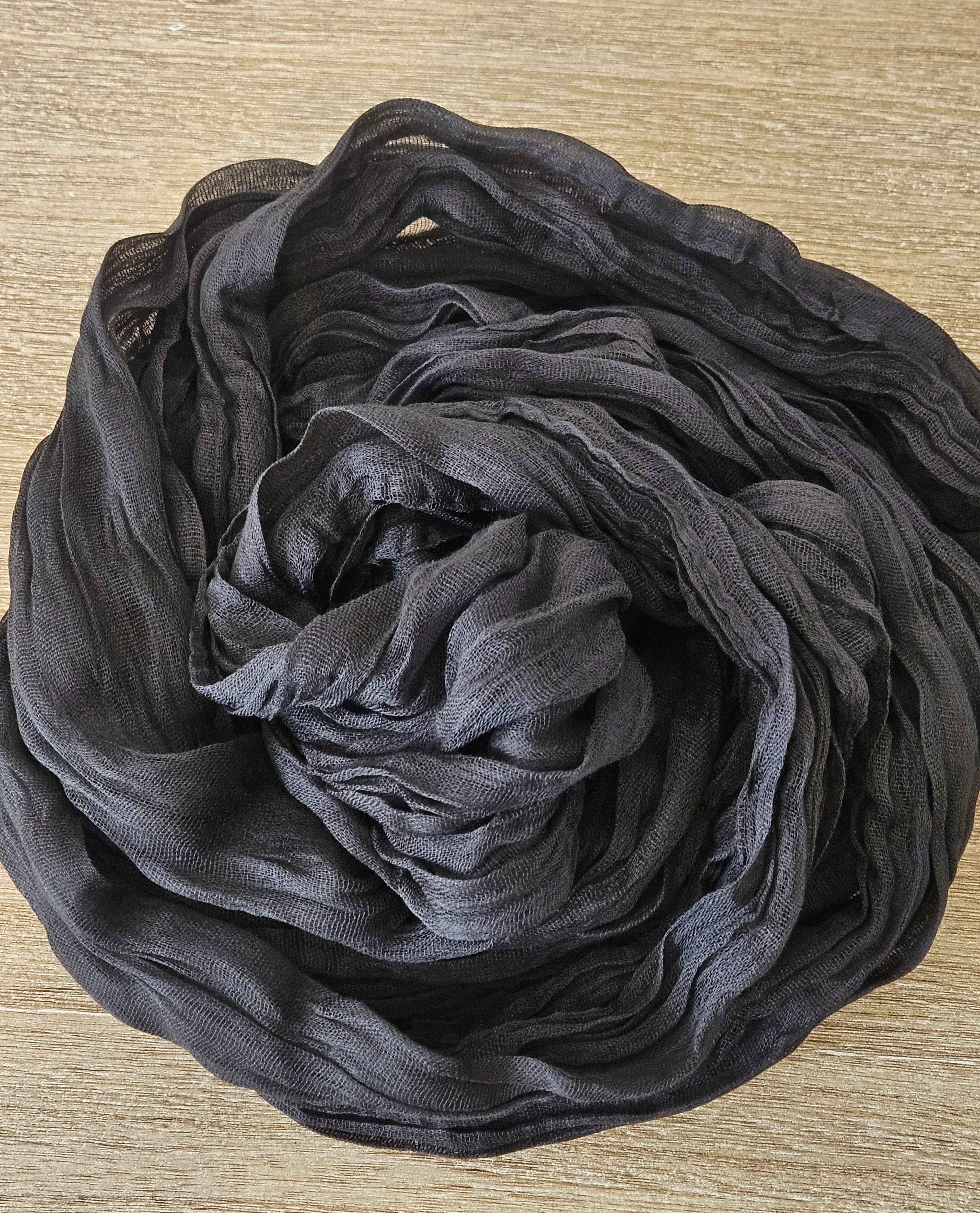 Cheesecloth Runner - 10ft - Black