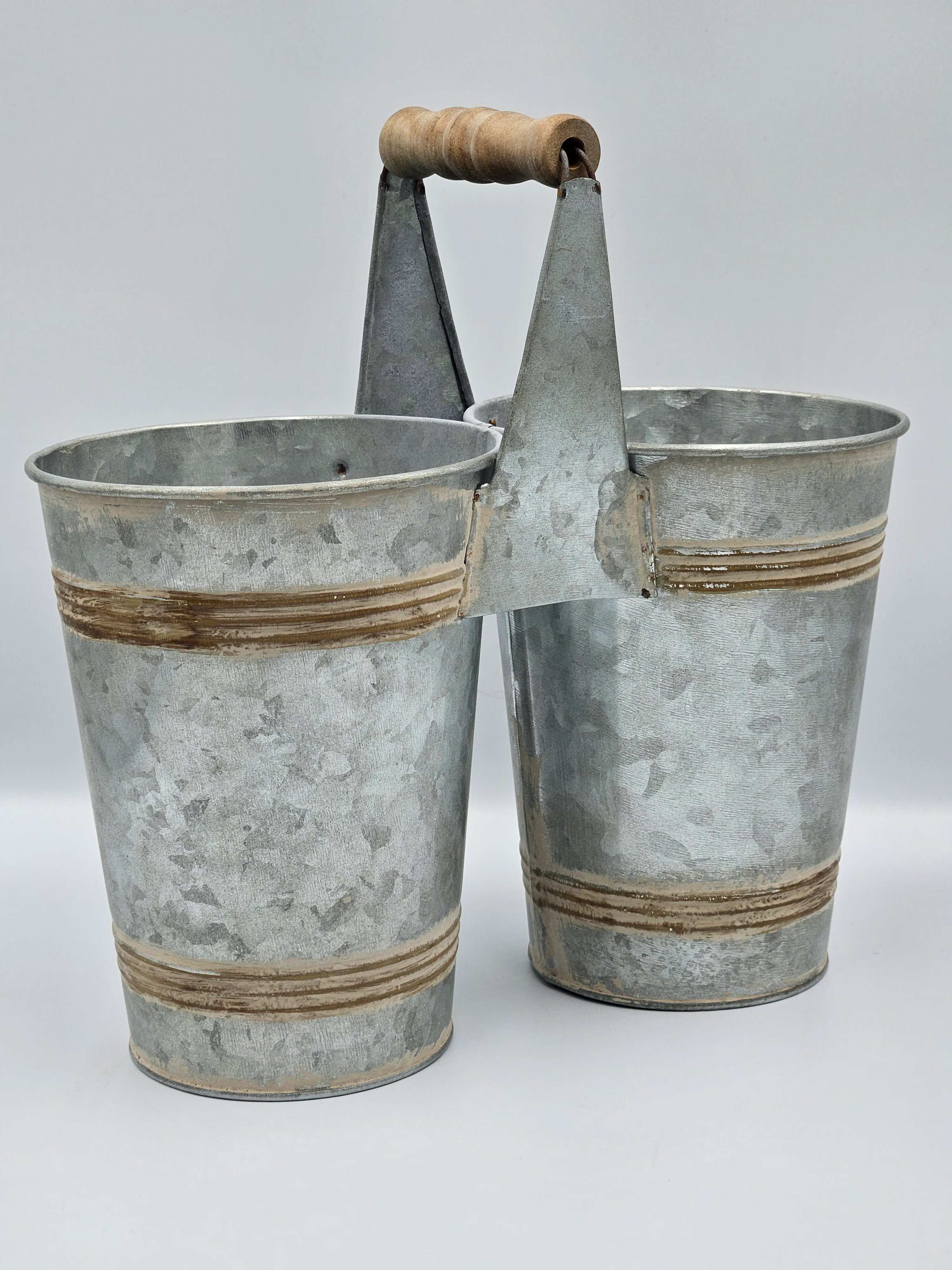 Double Galvanized buckets w/Handle