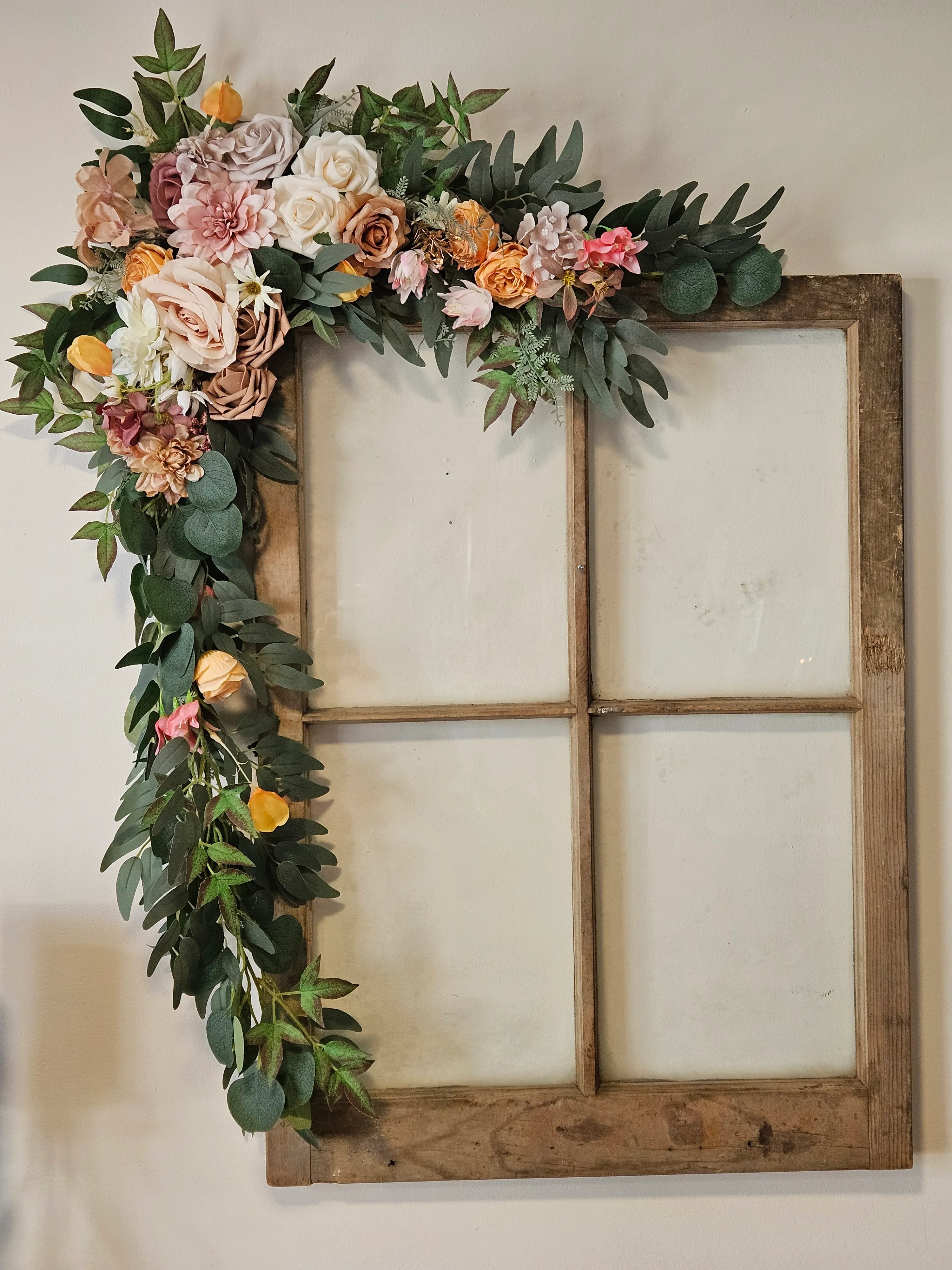 Arch Corner Swag - Cream/Blush/Beige/Orange