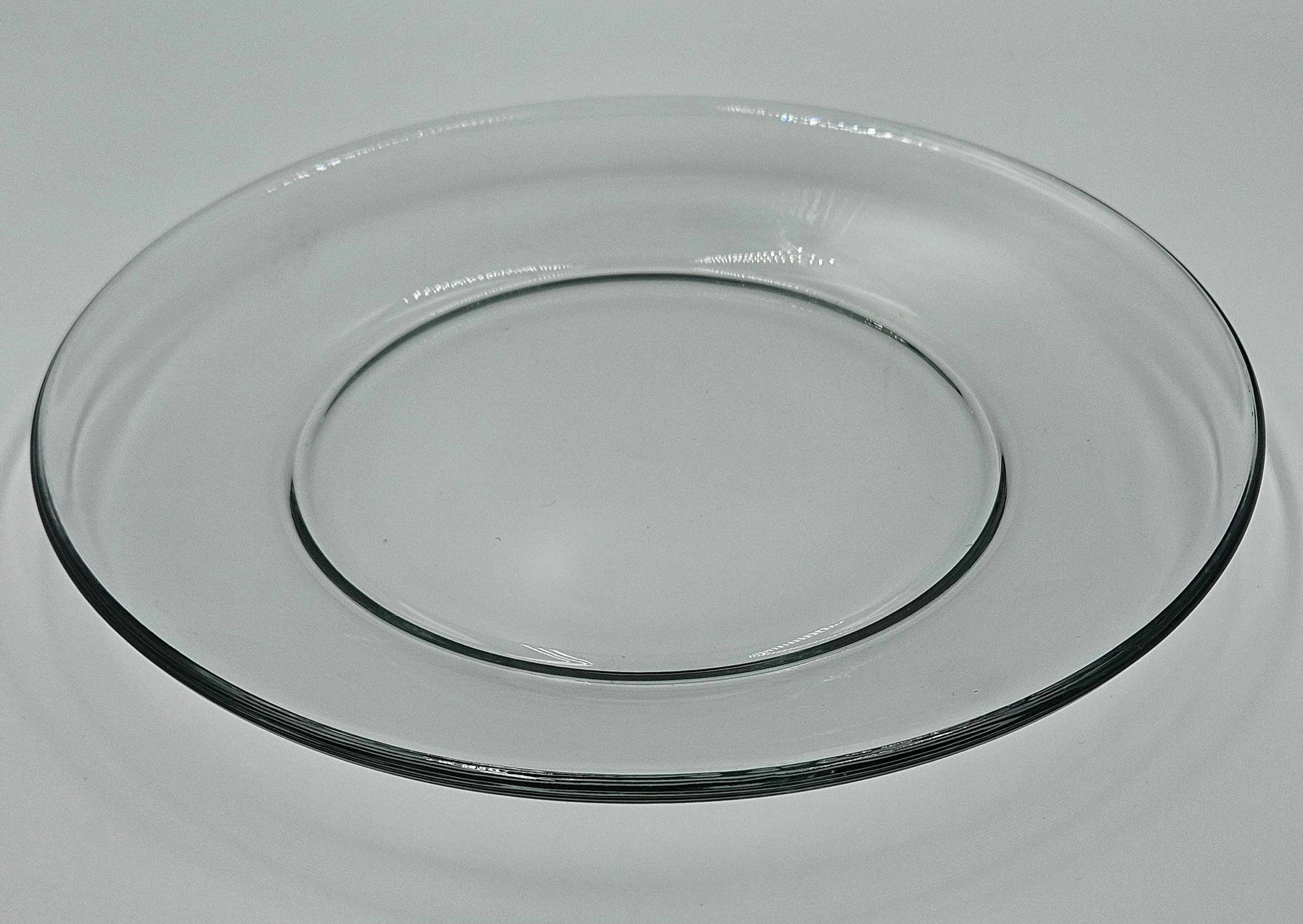 Glass Charger - Clear - 10in