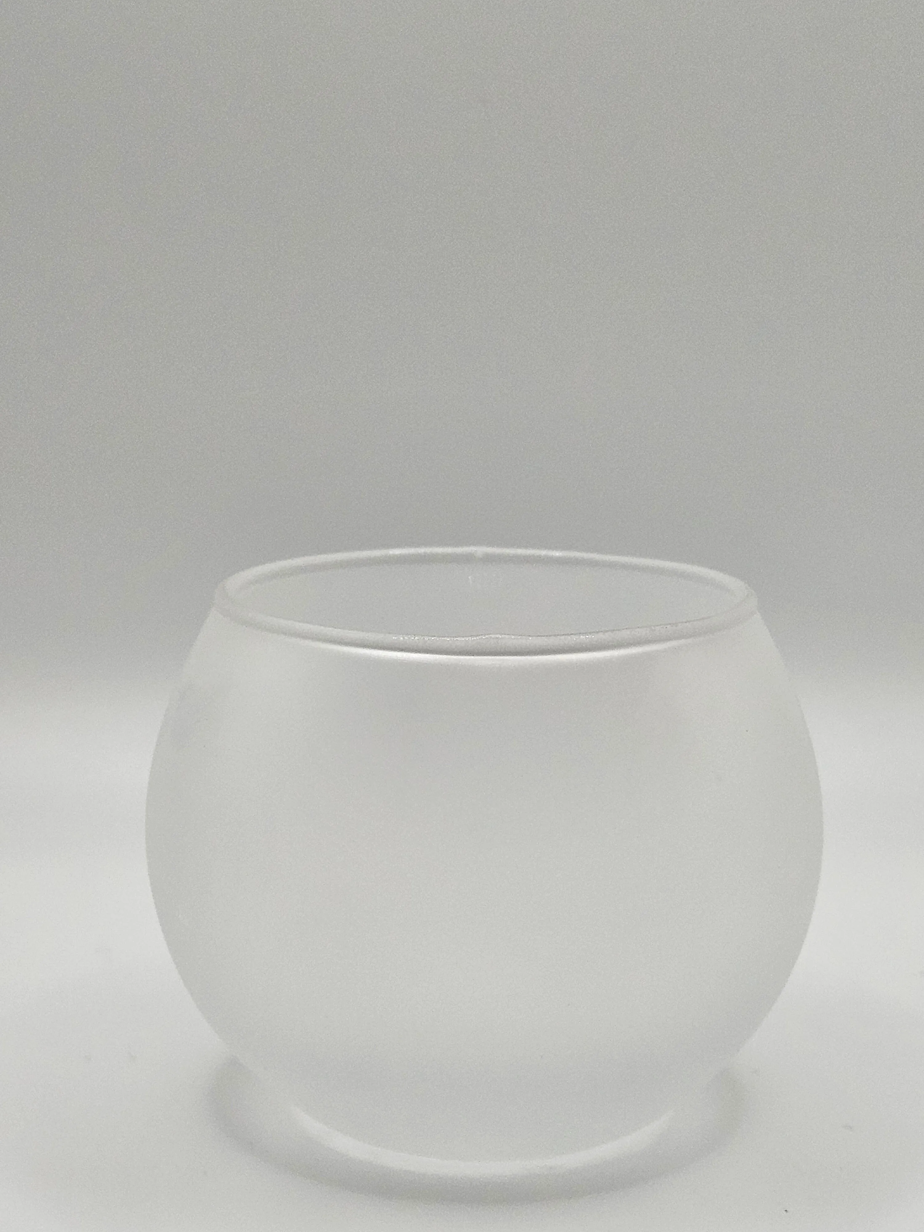 Tealight Holder - White Frosted