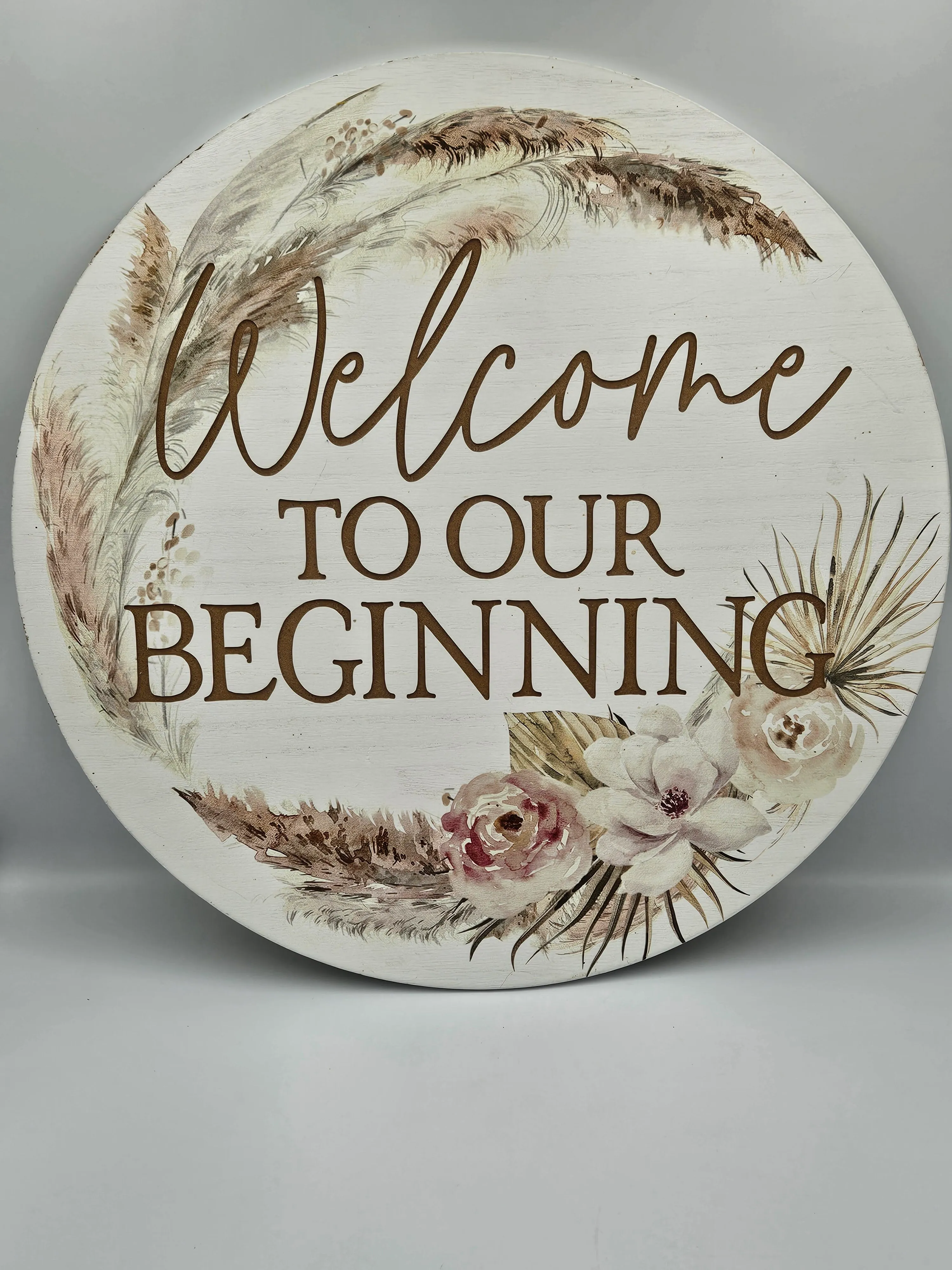 Welcome to our Beginning Sign