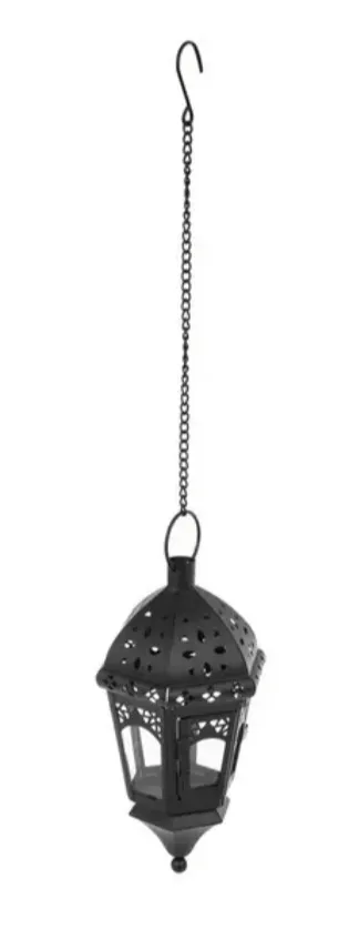 Hanging Lantern - 10" H x 5.25" W x 5.25" D