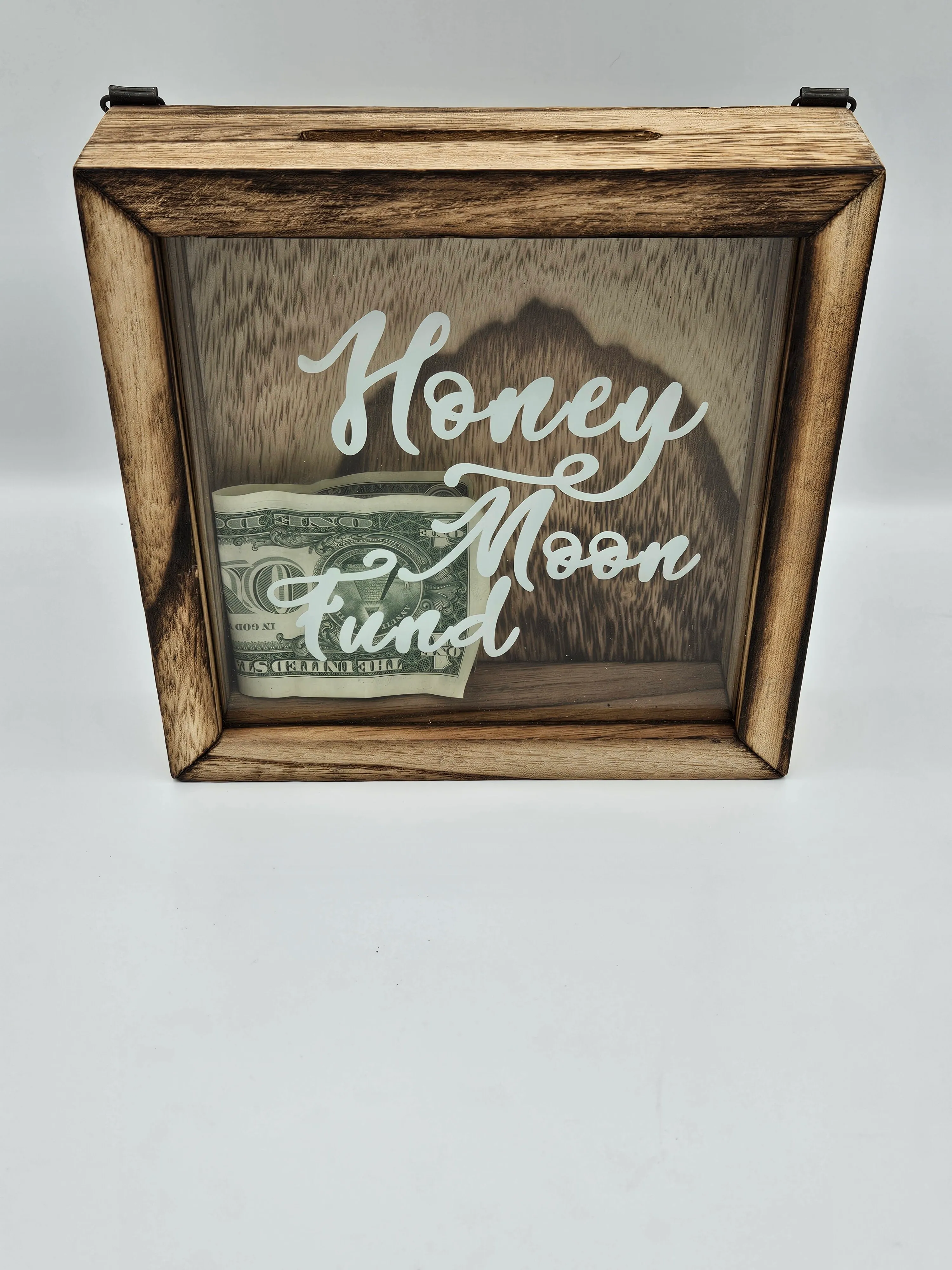 Honeymoon Fund Box - Wood