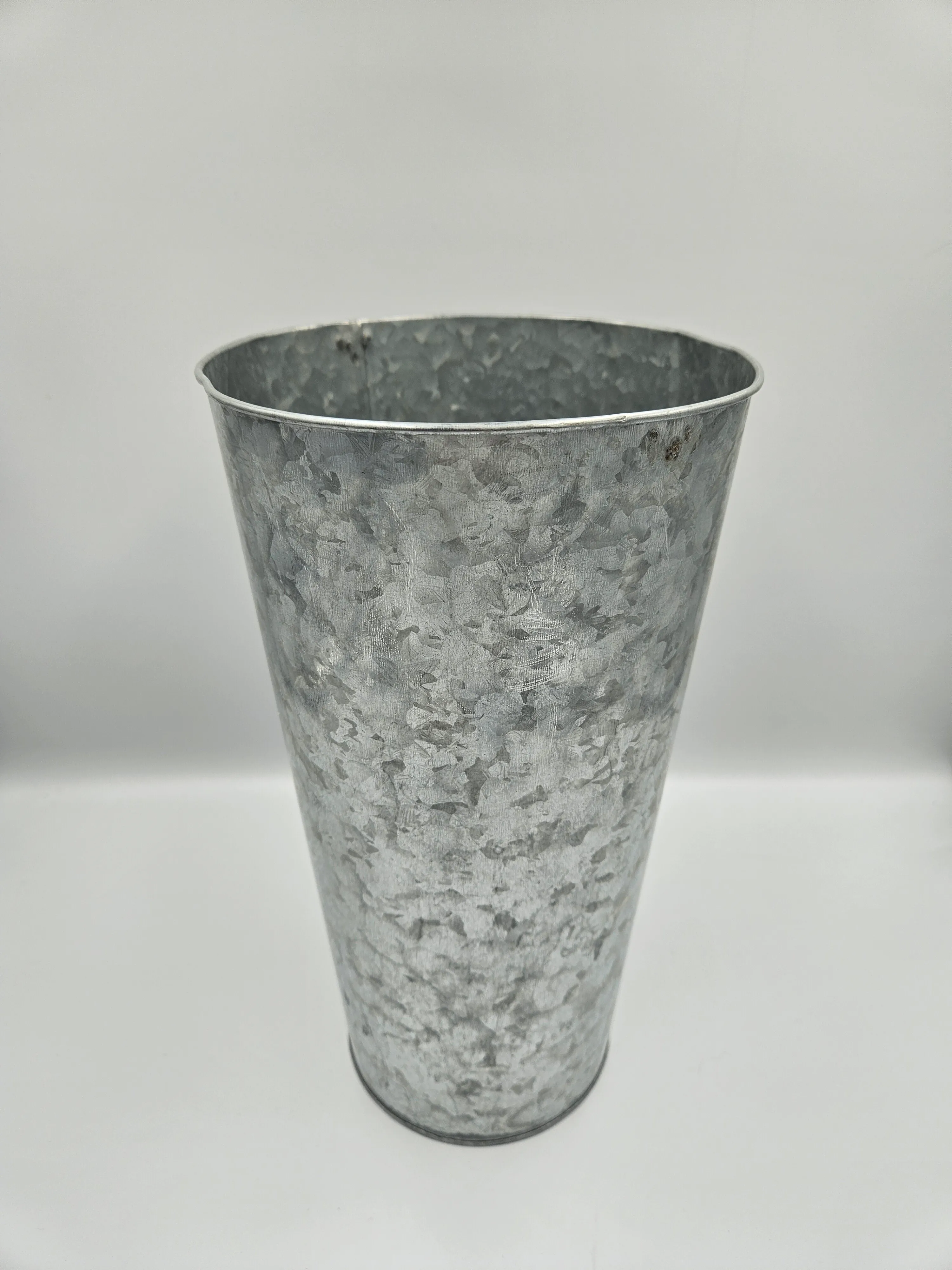 Metal Container - Galvanized - 12in