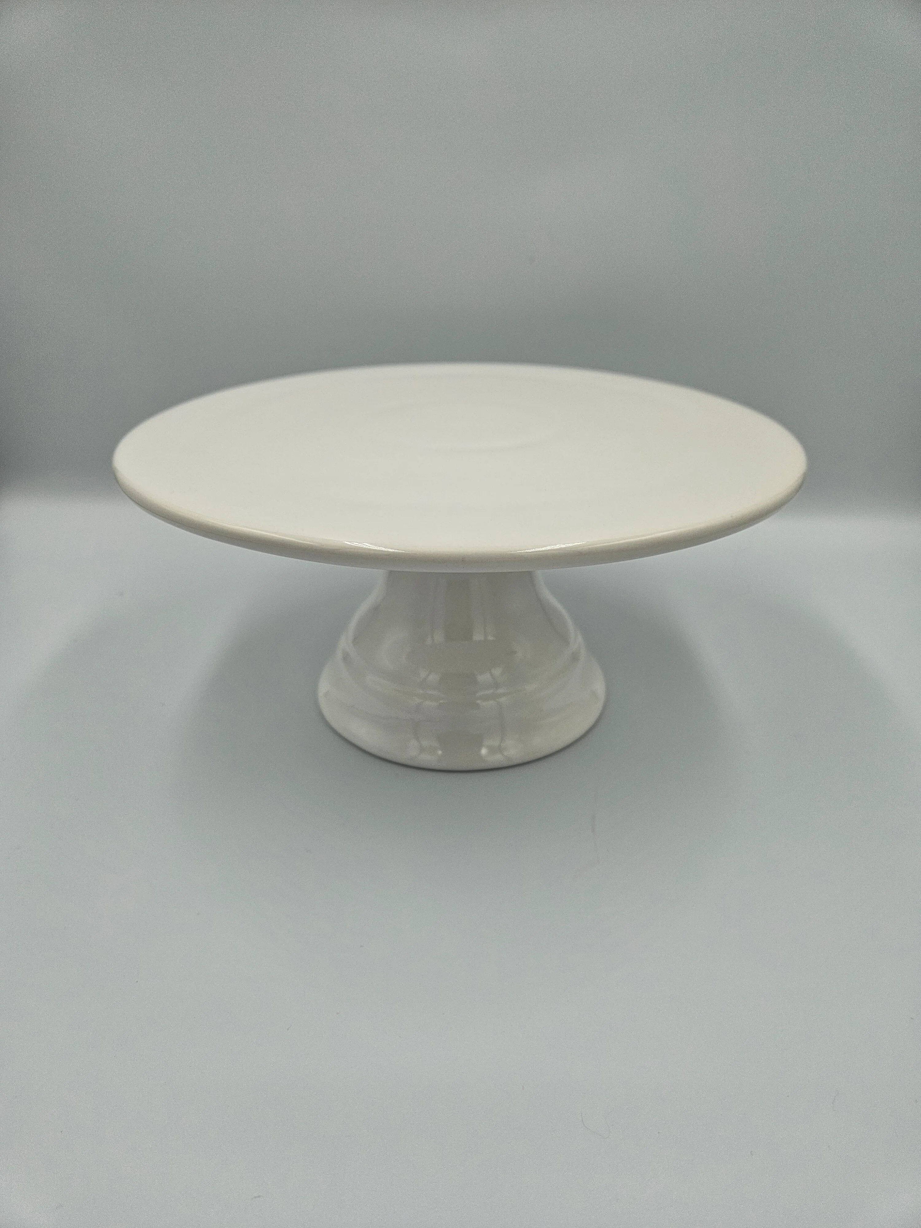 Ceramic Cake Stand - White - 9in