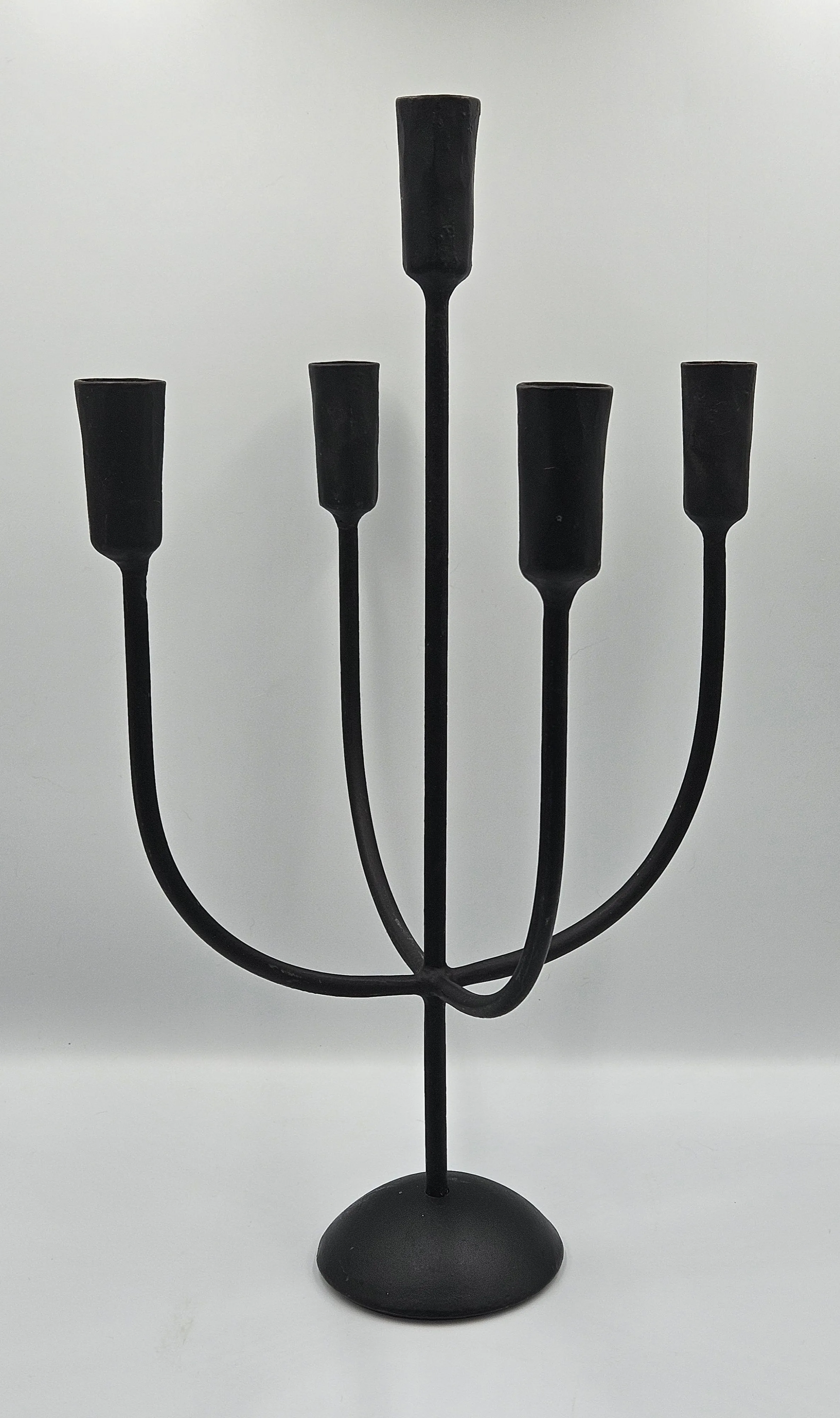 Candelabra - Matte Black - 5 Arm 